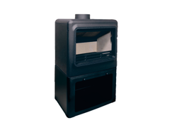 Печь-камин Leopard, с дровником, FireBird (Россия)