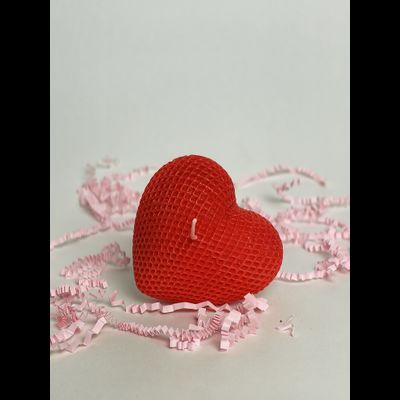 Свеча "Сердце" Красный