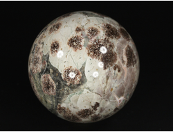 Шар "Яшма цветочная, хризантемовая", Казахстан (62 мм, 362 г) №29773