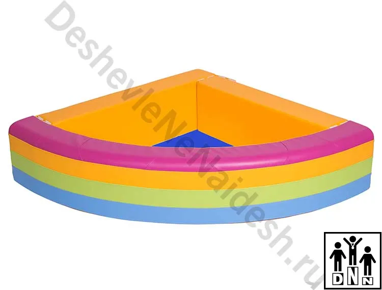 Сухой бассейн угловой Радуга