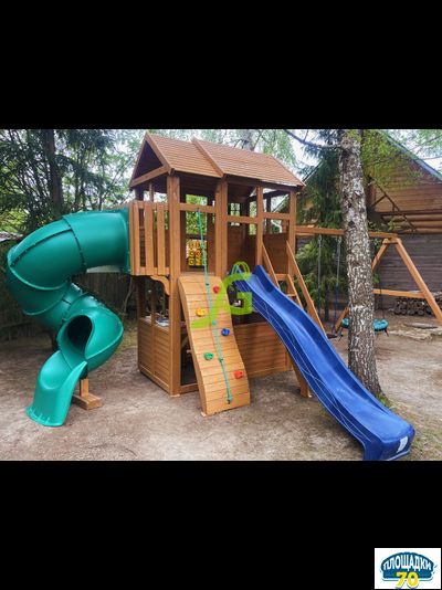 Детская площадка IgraGrad Клубный домик 3 с трубой
