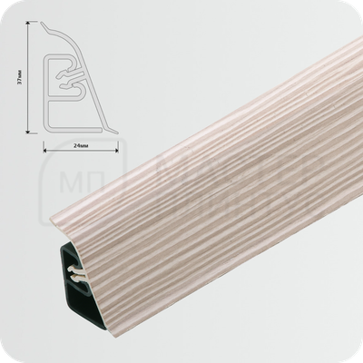 Пластиковый Плинтус для столешницы CEZAR BL44 сосна авола шампань