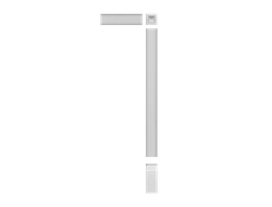 Основание (База) наличника из дюрополимера Orac Decor - Axxent - (Орак Декор - Акцент) D310