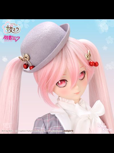 Одежда для куклы Мику Хацунэ (Cloth Dollfie Dream Hatsune Miku Hanami Outfit ver.)