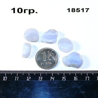 Агат сапфирин натуральный арт.18517: россыпь для декорирования