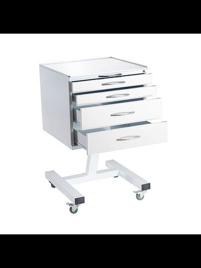 Столик стоматолога СИПС-М-01 с 4-я ящиками м центральным замком