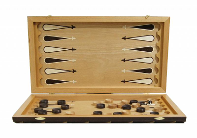 Нарды "Иллюзия" с инкрустацией