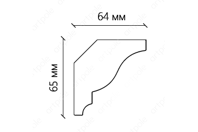 Карниз гладкий S6K5