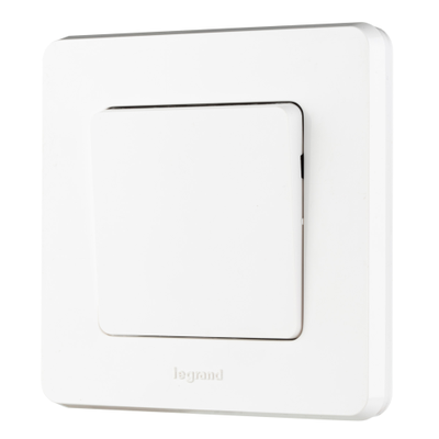 Legrand, Inspiria Выключатель одноклавишный, белый 2