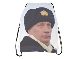 Сумка-мешок с Путиным для обуви  №20