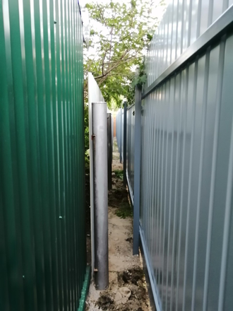 Забор из профлиста 0,4 мм Высота 1,8