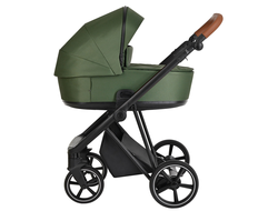 Коляска 2в1 Roan Sol Boho Green/Black (руч.Коричневый)