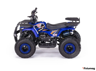 Детский квадроцикл MOTAX GRIZLIK MINI ES BW синий