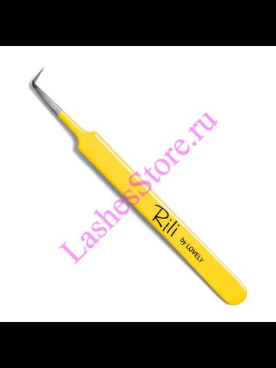 Пинцет RILI Yellow - «L 90° "7 мм"»