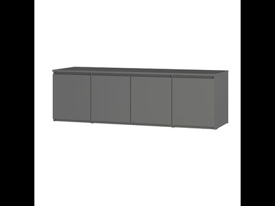 Спальный гарнитур «Симпл» Графит (BTS)