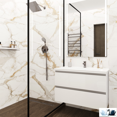 Керамогранит Italica Calacatta Superior 60х60 см белый полированный