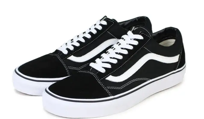 Vans Old Skool Platform Black White