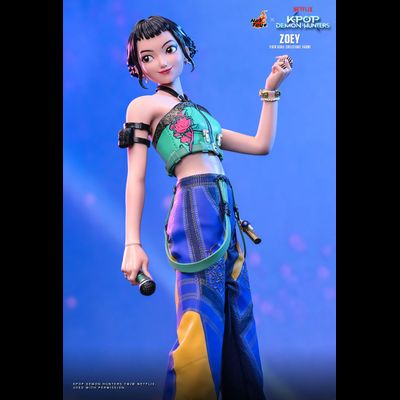 ПРЕДЗАКАЗ - Зои ("Кейпоп-охотницы на демонов") - Коллекционная ФИГУРКА 1/6 Zoey KPop Demon Hunters (TMS178) - Hot Toys ?ЦЕНА: 30900 РУБ.?