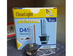 Лампа ксеноновая D4S 4300K ClearLight 2 шт. LCL D4S 430-STD