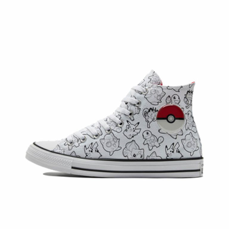 Кеды Converse x Pokemon Poke Ball высокие