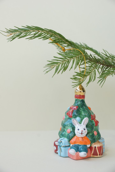 Елка с зайчиком