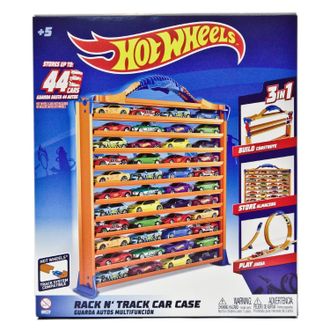 Hot Wheels Портативный кейс-автотрек для хранения игрушечных машинок, HWCC9