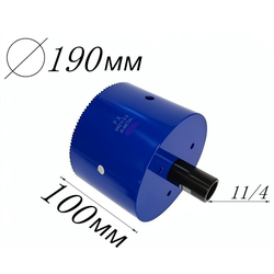 коронка диаметр 190 мм глубина 100 мм
