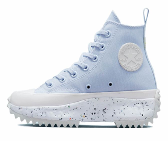 Converse Run Star Hike High Top бело-голубые