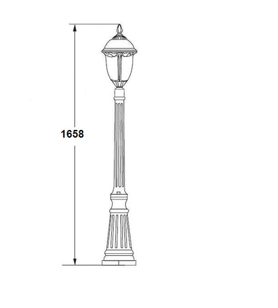 Светильники садово-парковые серии St. Louis