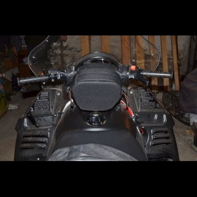 СУМКА НА РУЛЬ "ТАЙГА" для снегохода  c Т-образным рулем