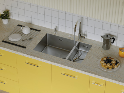 Мойка OMOIKIRI TAKI 69-2-U/IF SIDE IN-R