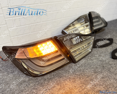 Стопы Toyota Camry 50 стиль BMW черные дымчатые