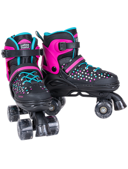 Роликовые коньки квады Tech Team Latina District черный