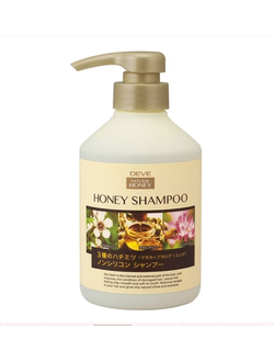Deve Natural Honey Shampoo Шампунь для поврежденных волос «3 вида меда», 350 мл