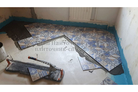 Укладка плитки пэчворк