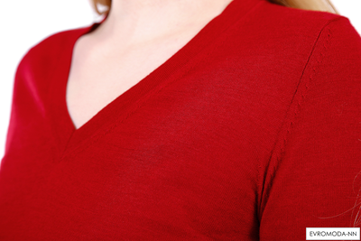 Пуловер женский красный Сома-F1 (р.42)