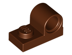 Plate, Modified 1 x 2 with Pin Hole on Top, Reddish Brown (11458 / 6138664)