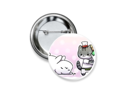 Значок Котики №7