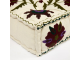 Модуль мягкий со спинкой Secret De Maison MAHARAJA (mod. MA-102) cotton Kilim, 80х80х43см, белый с цветами