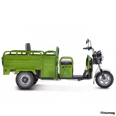 Грузовой электротрицикл Rutrike Вояж-П2 1250 60V 800W зеленый