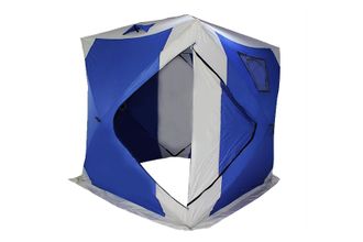 Зимняя палатка (куб) 220*220*h2­35 см (СИНИЙ) арт. 2102