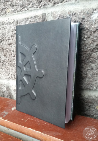 морской ежедневник, мужской ежедневник, ежедневник для моряка, подарок мужчине, кожаный ежедневник