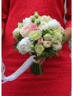 Букет невесты & Бутоньерка № 1325