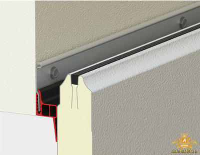 Секционные ворота с термоконтуром