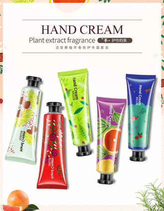 Набор питательных увлажняющих кремов для рук с натуральными растительными экстрактами BIOAQUA Hand Cream Plant Extract Fragrance