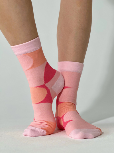 НОСКИ ПРИЯТНО "ГЕОМЕТРИЯ РОЗОВАЯ"