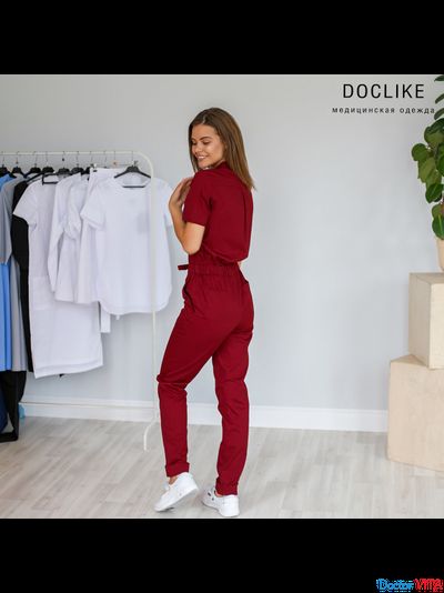 Комбинезон DOCLIKE DL613 Бордовый