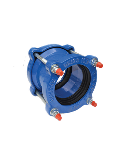 Муфта обжимная универсальная ДРК Ду50 (59-72) для соединения стальных и чугунных труб