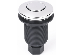 Кнопка пневматического управления арт. 9575, хром , накладка сталь