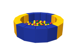 Сухой бассейн Romana с шариками «16 граней» ДМФ-МК-14.19.01 купить в Воронеже